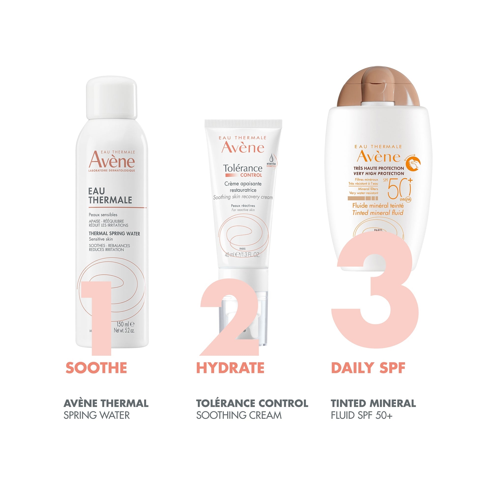 Avène Mineral Sunscreen Fluid Tinted SPF 50+