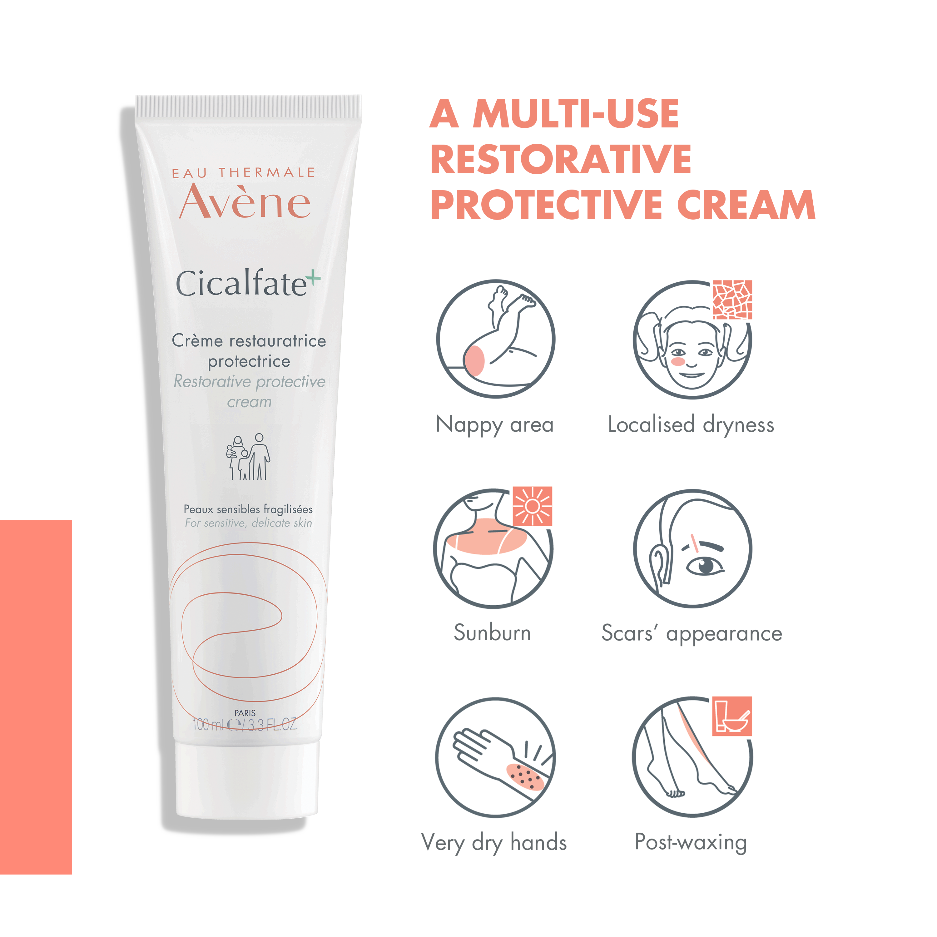 Avène Cicalfate instant repairing protective cream for damaged skin