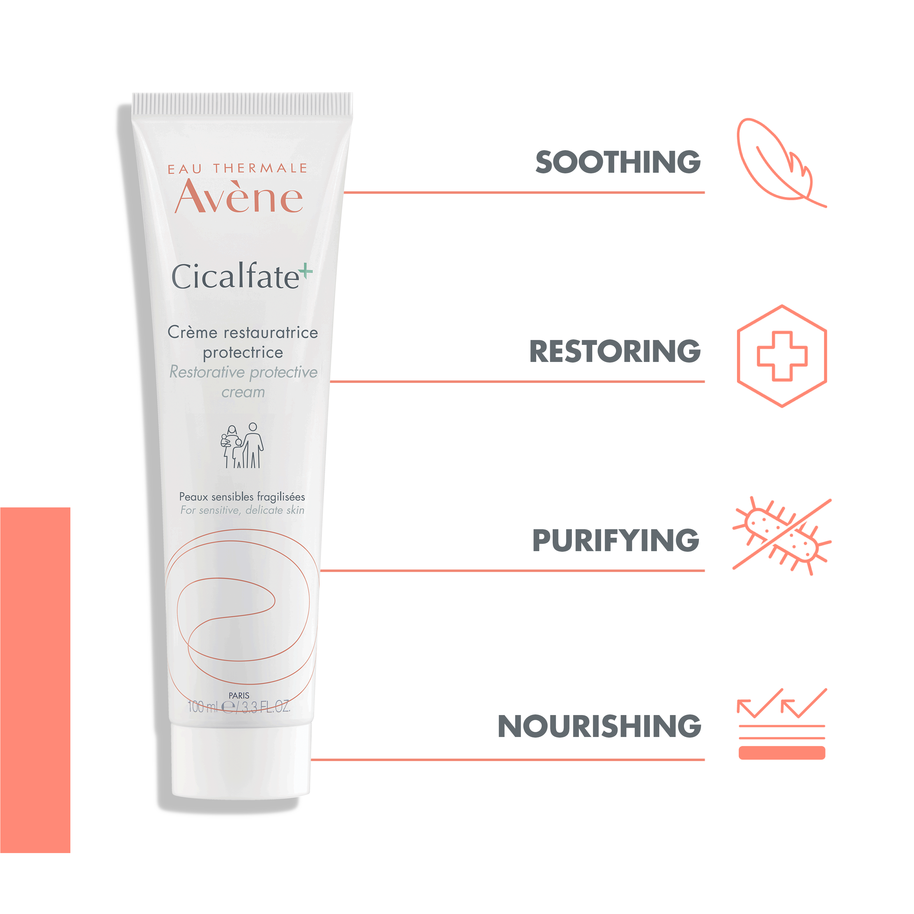 Avène Cicalfate instant repairing protective cream for damaged skin