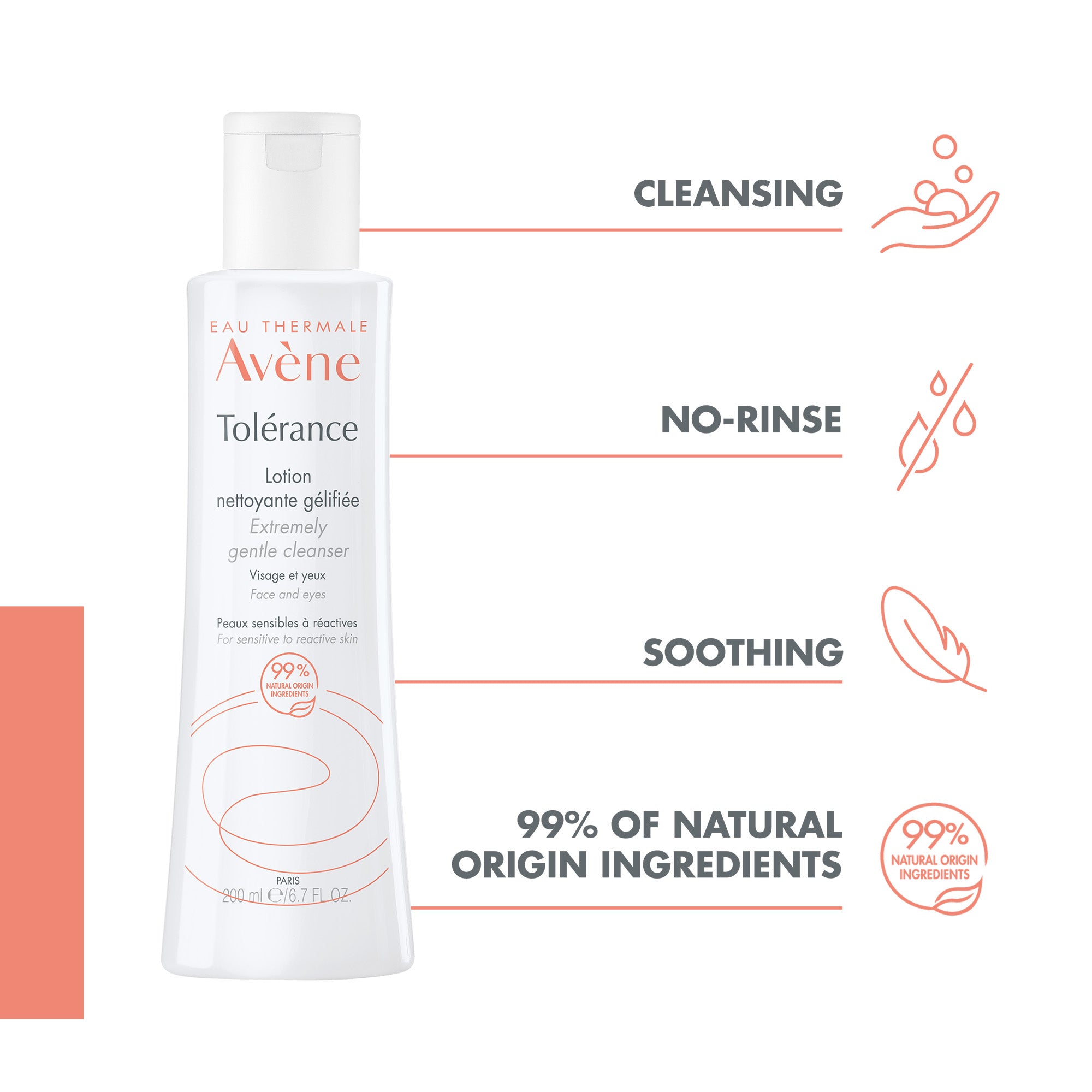 Avène Tolerance Gel Cleansing Lotion