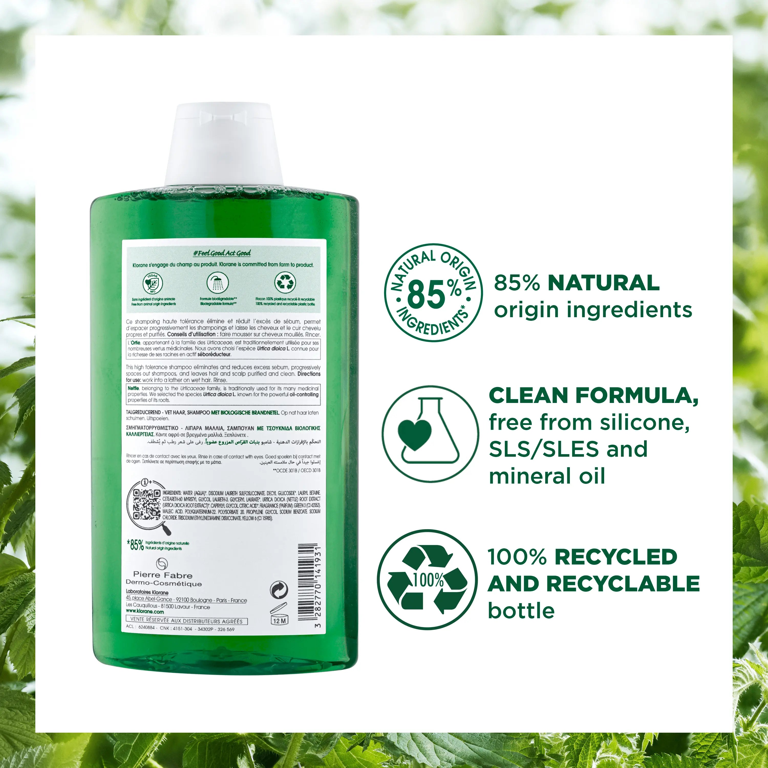 Klorane Organic Nettle Shampoo