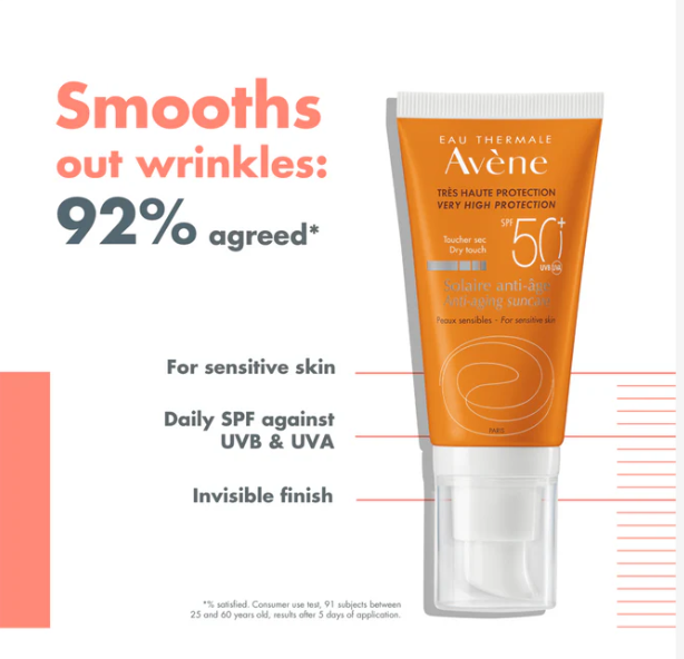 Avène Anti-Aging Sunscreen SPF 50+