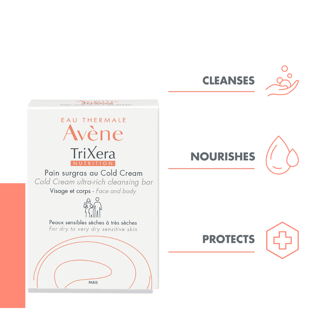 Avène Trixera Nutrition Cleansing Bar