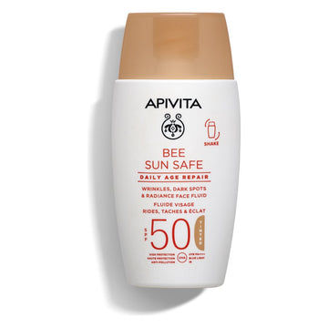 Apivita Bee Sun Safe Daily Age Repair Tinted Face Fluid SPF 50