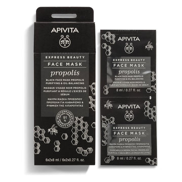 Apivita Express Beauty Black Face Mask Propolis