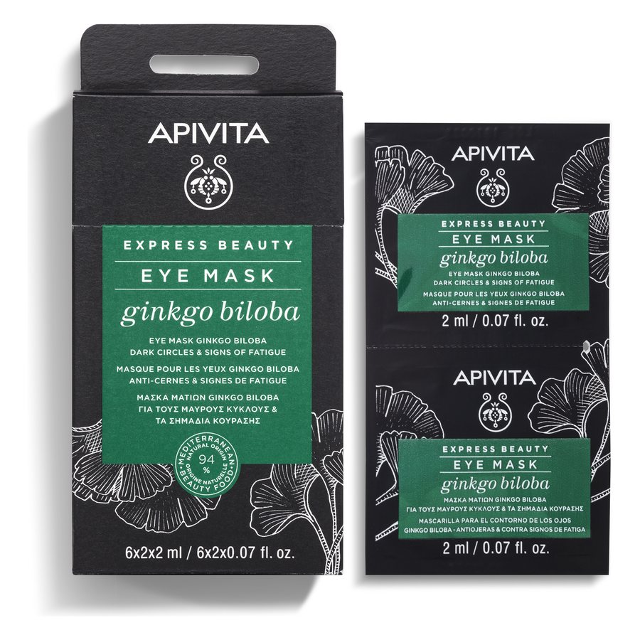 Apivita Express Beauty Eye Mask Ginkgo Biloba