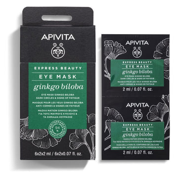 Apivita Express Beauty Eye Mask Ginkgo Biloba