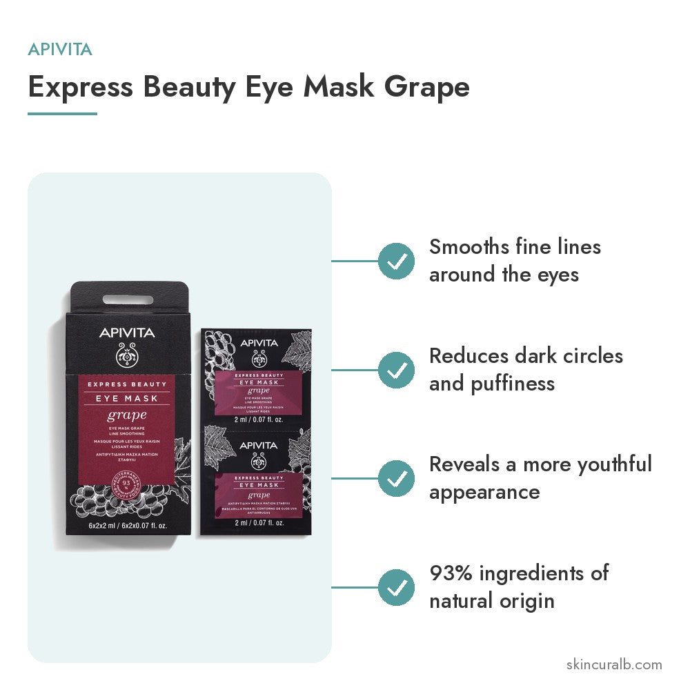 Apivita Express Beauty Eye Mask Grape