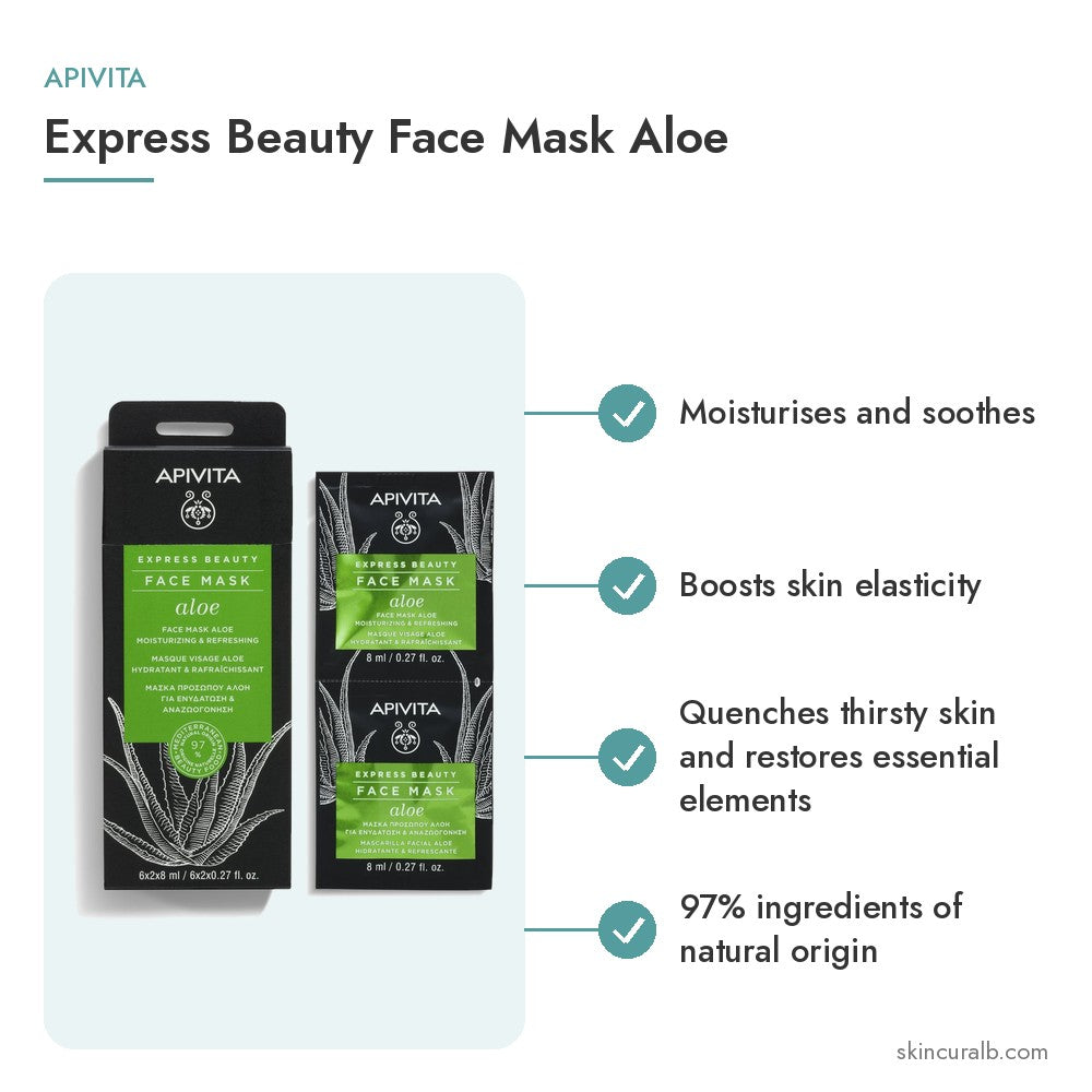 Apivita Express Beauty Face Mask Aloe