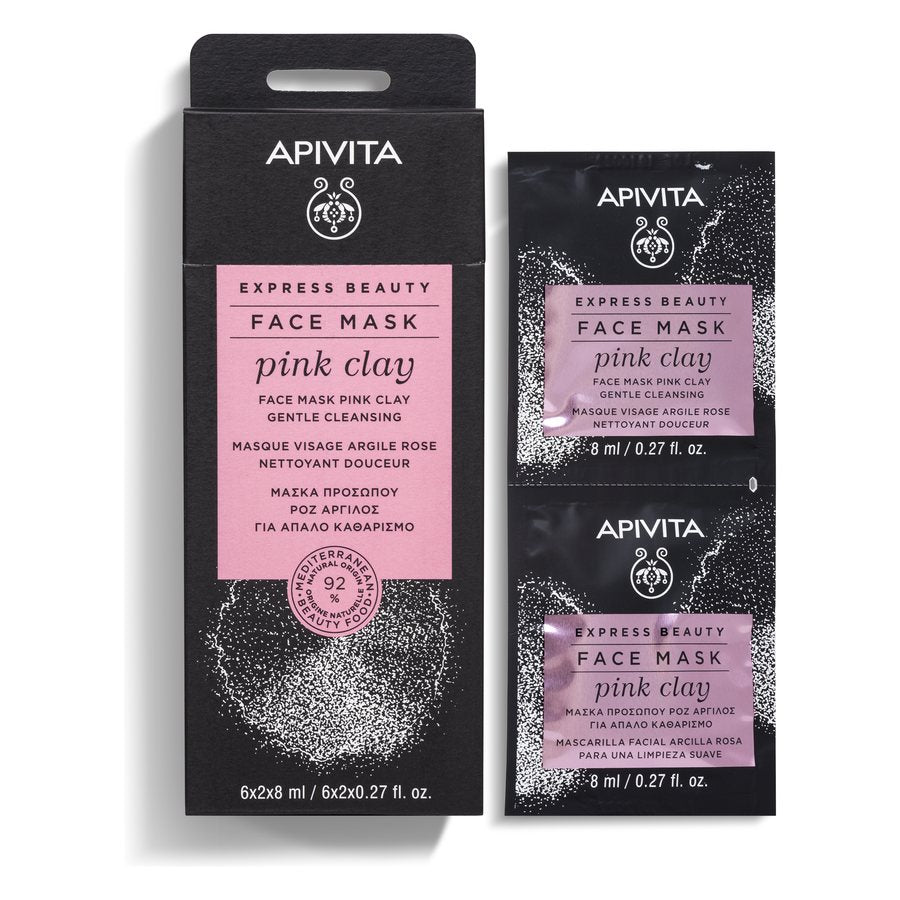 Apivita Express Beauty Face Mask Pink Clay
