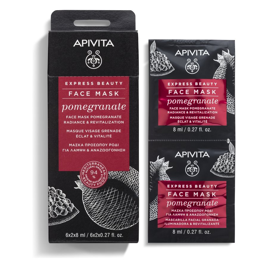 Apivita Express Beauty Face Mask Pomegranate