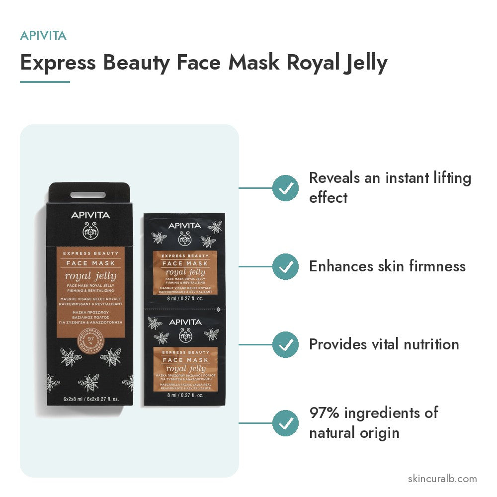 Apivita Express Beauty Face Mask Royal Jelly