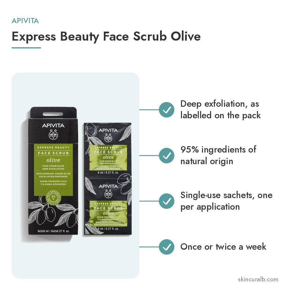 Apivita Express Beauty Face Scrub Olive