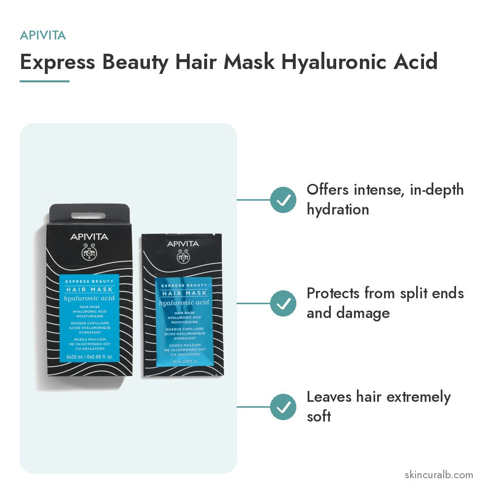 Apivita Express Beauty Hair Mask Hyaluronic Acid