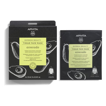 Apivita Express Beauty Tissue Face Mask Avocado