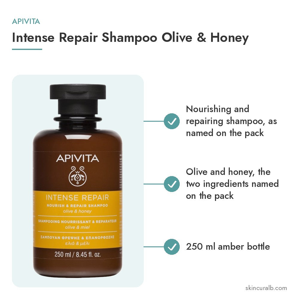Apivita Intense Repair Shampoo Olive & Honey
