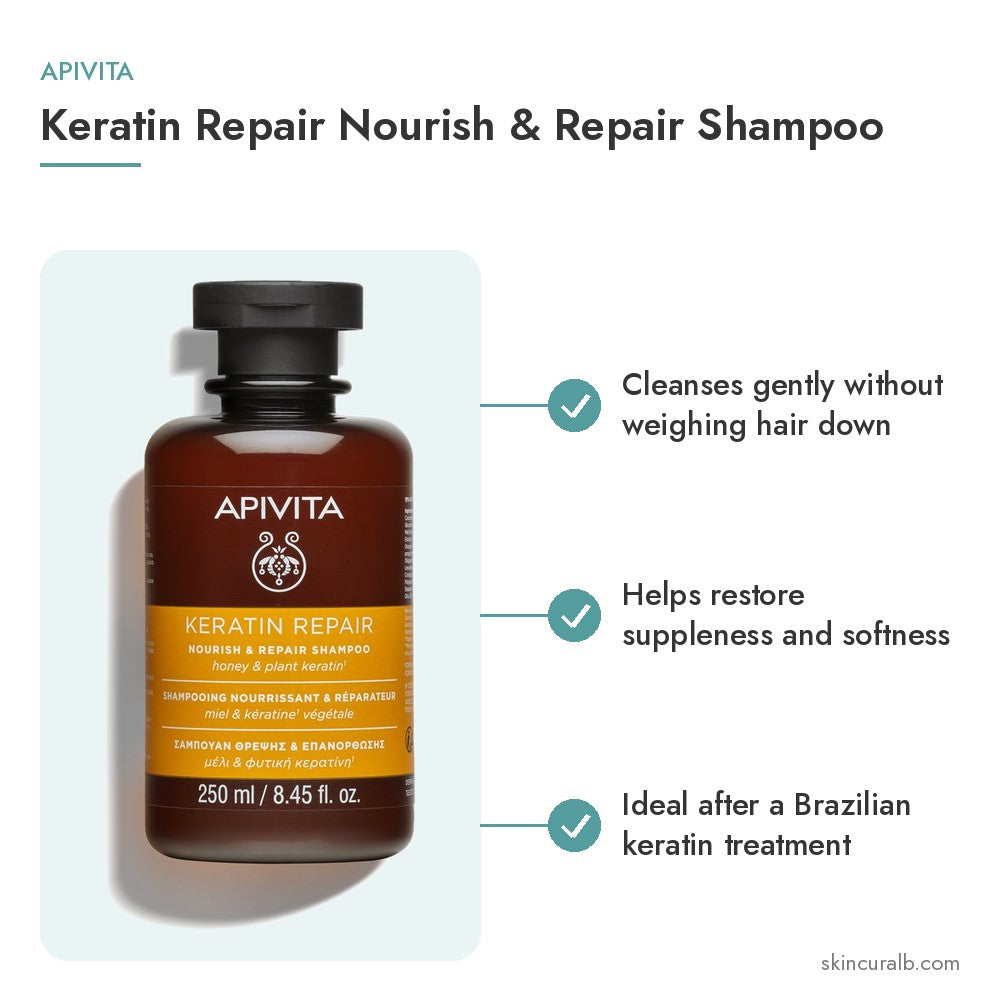 Apivita Keratin Repair Nourish & Repair Shampoo
