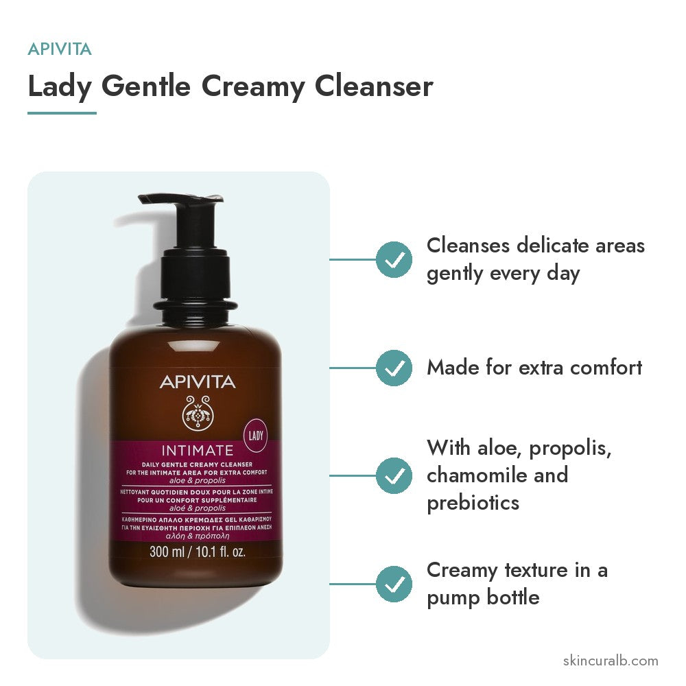 Apivita Lady Gentle Creamy Cleanser