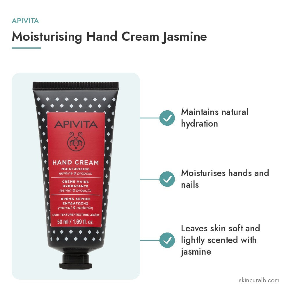 Apivita Moisturising Hand Cream Jasmine