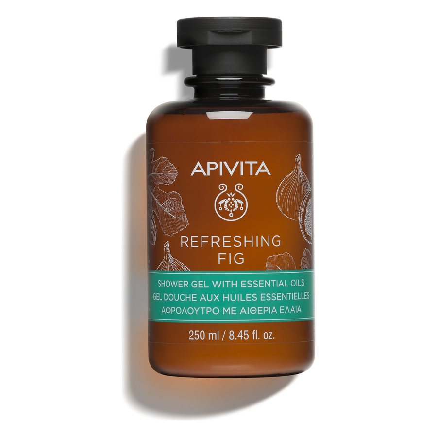 Apivita Refreshing Fig Shower Gel with Essential Oils