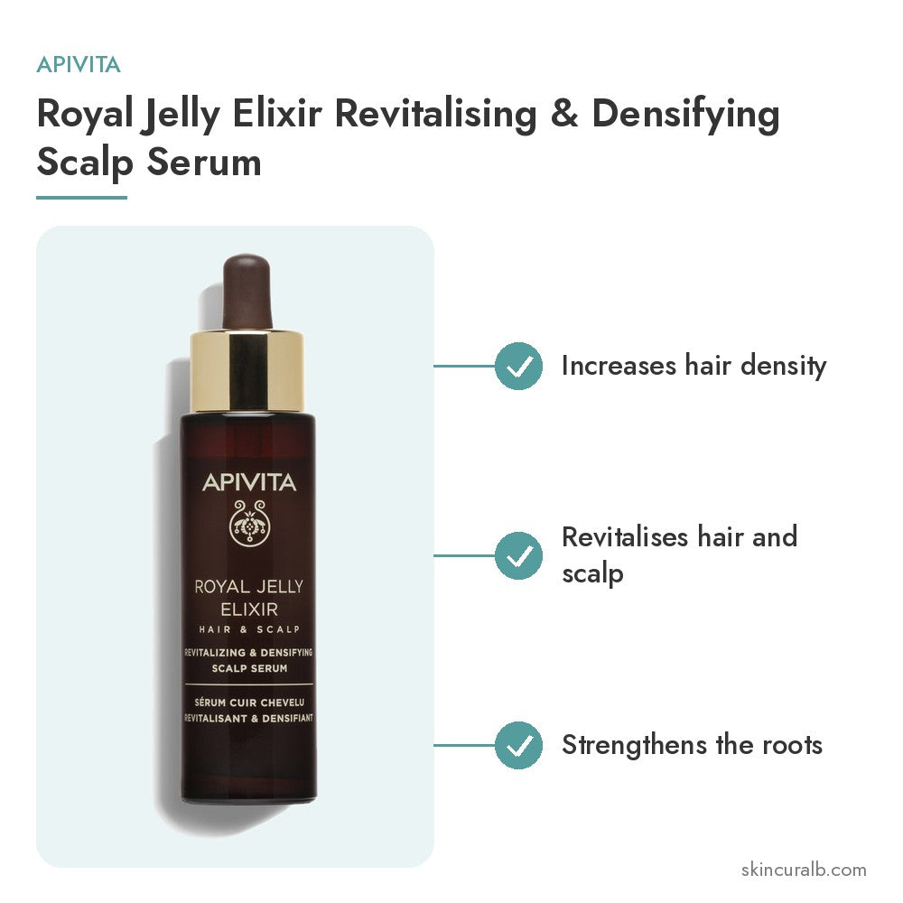 Apivita Royal Jelly Elixir Revitalising & Densifying Scalp Serum