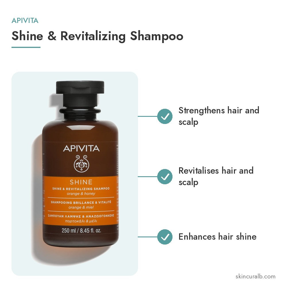 Apivita Shine & Revitalizing Shampoo