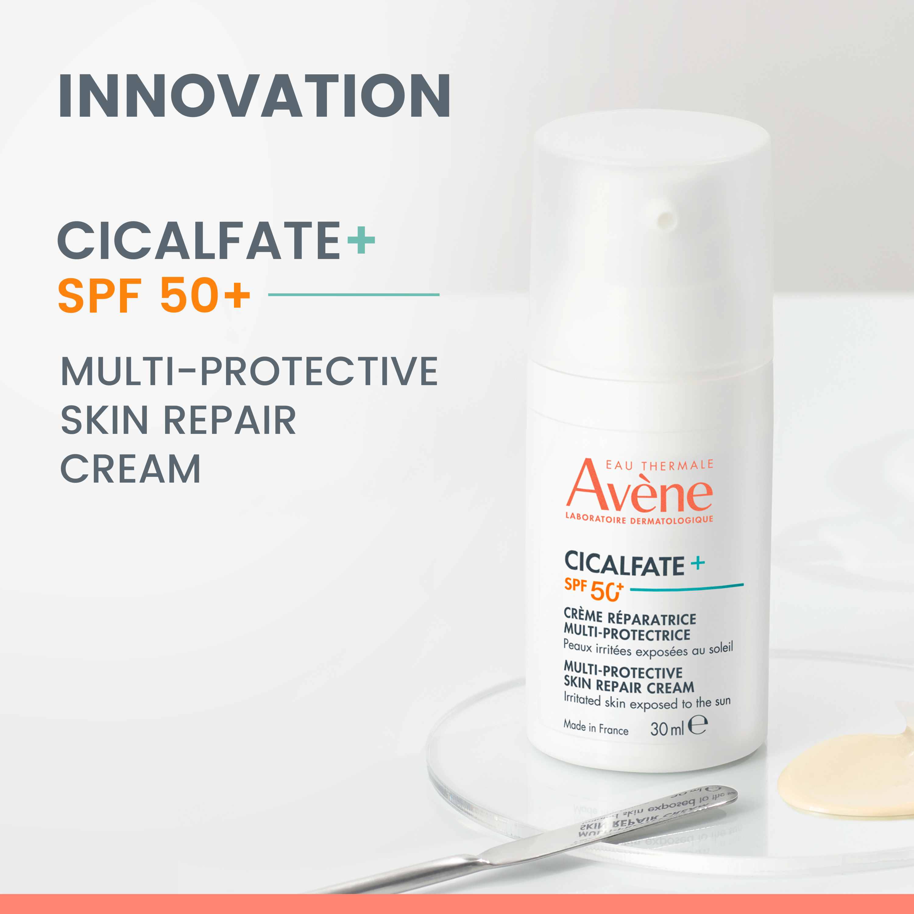 Avène Cicalfate multi-protective skin repair cream sun protect SPF50+