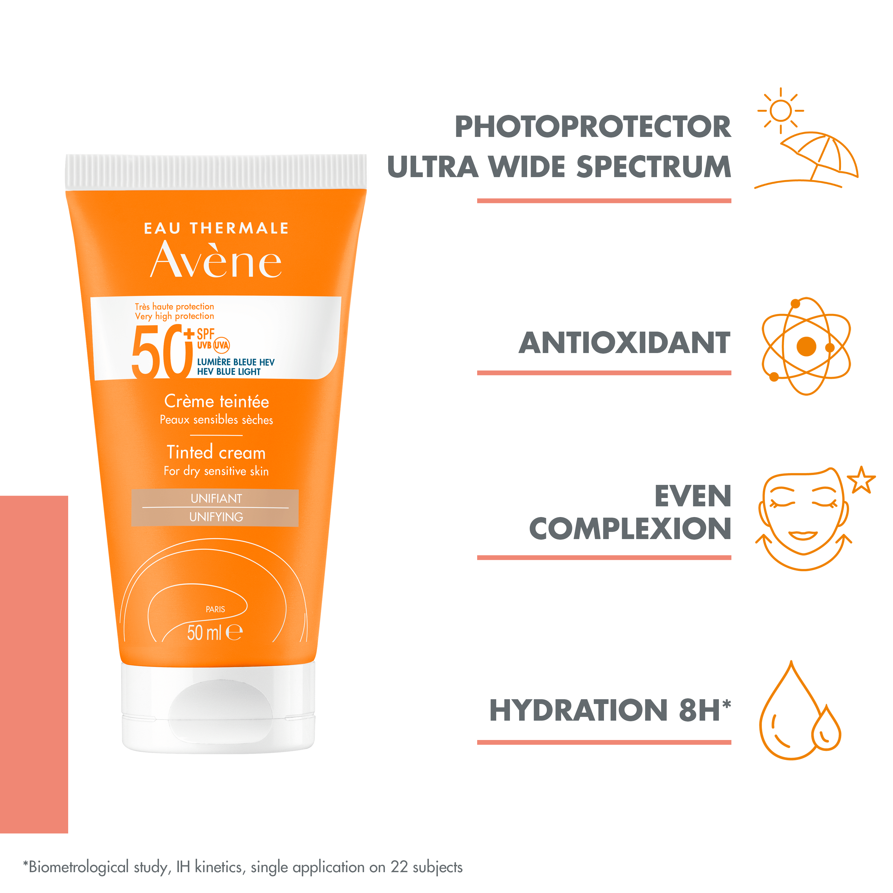 Avène Sunscreen Tinted Cream SPF 50+