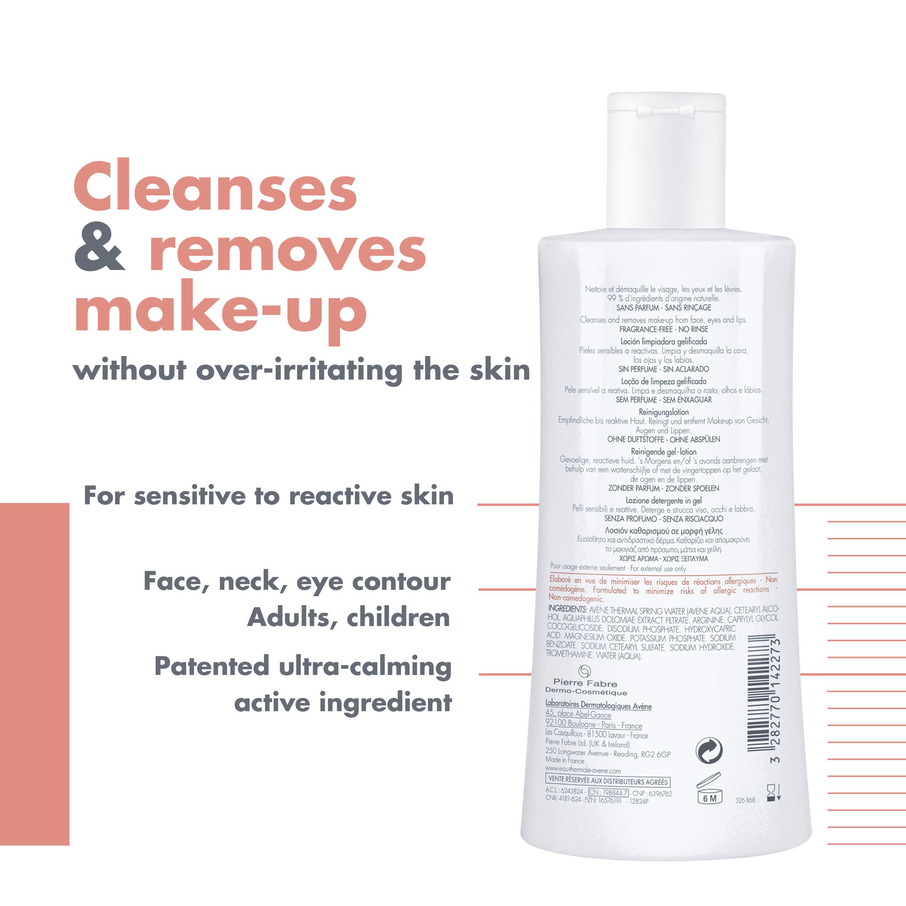 Avène Tolerance Gel Cleansing Lotion