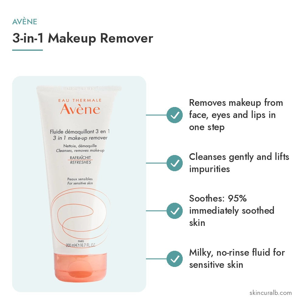 Avène 3-in-1 Makeup Remover - key benefits