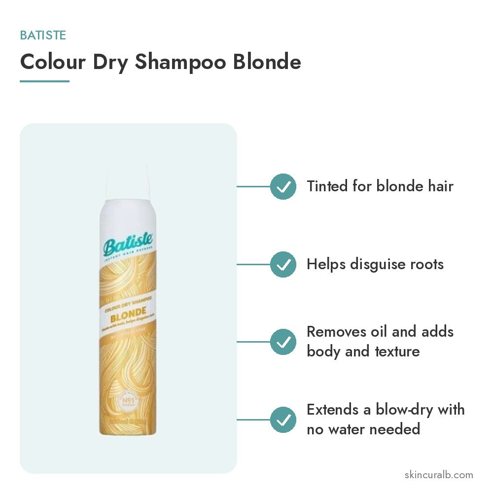 Batiste Colour Dry Shampoo Blonde - key benefits