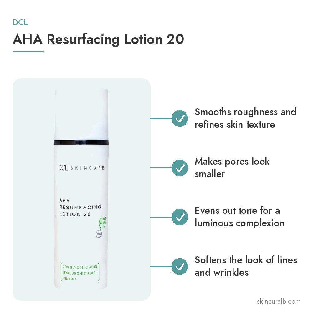 DCL AHA Resurfacing Lotion 20