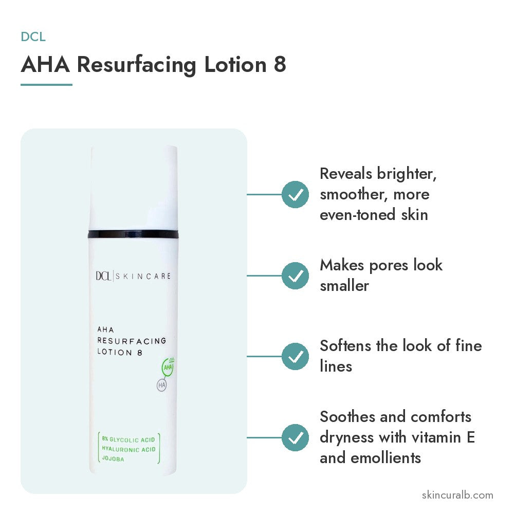 DCL AHA Resurfacing Lotion 8