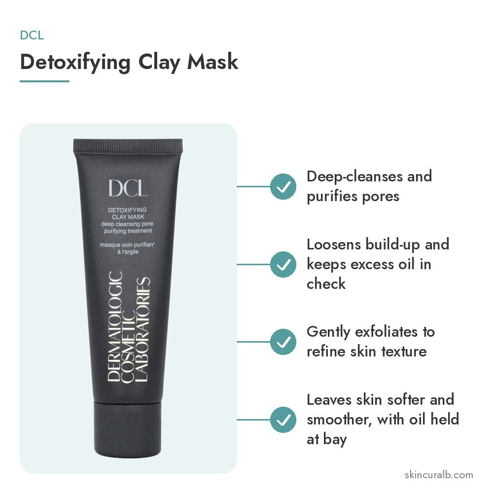 DCL Detoxifying Clay Mask - key benefits