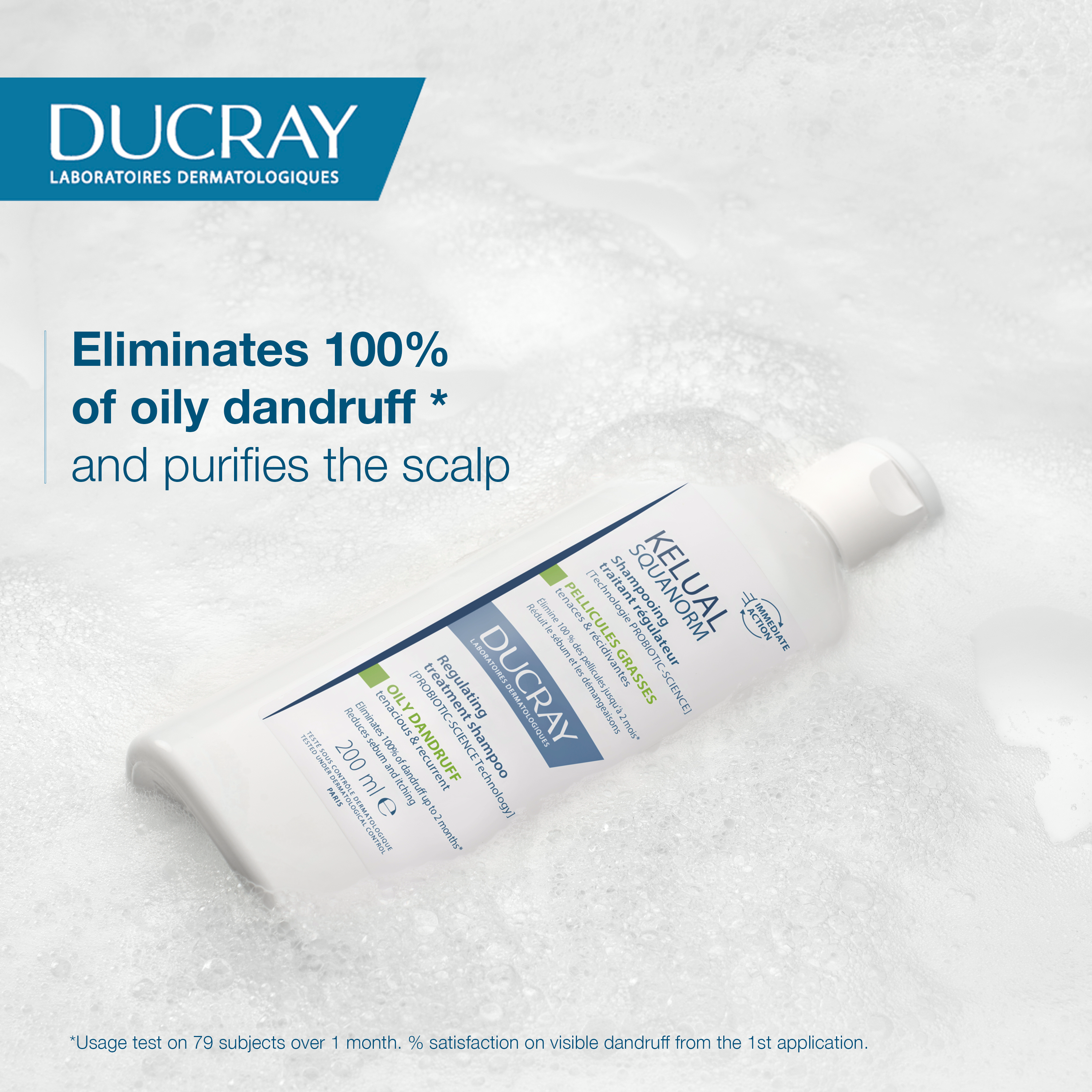 Ducray Kelual squanorm anti-dandruff treatment shampoo - Oily dandruff
