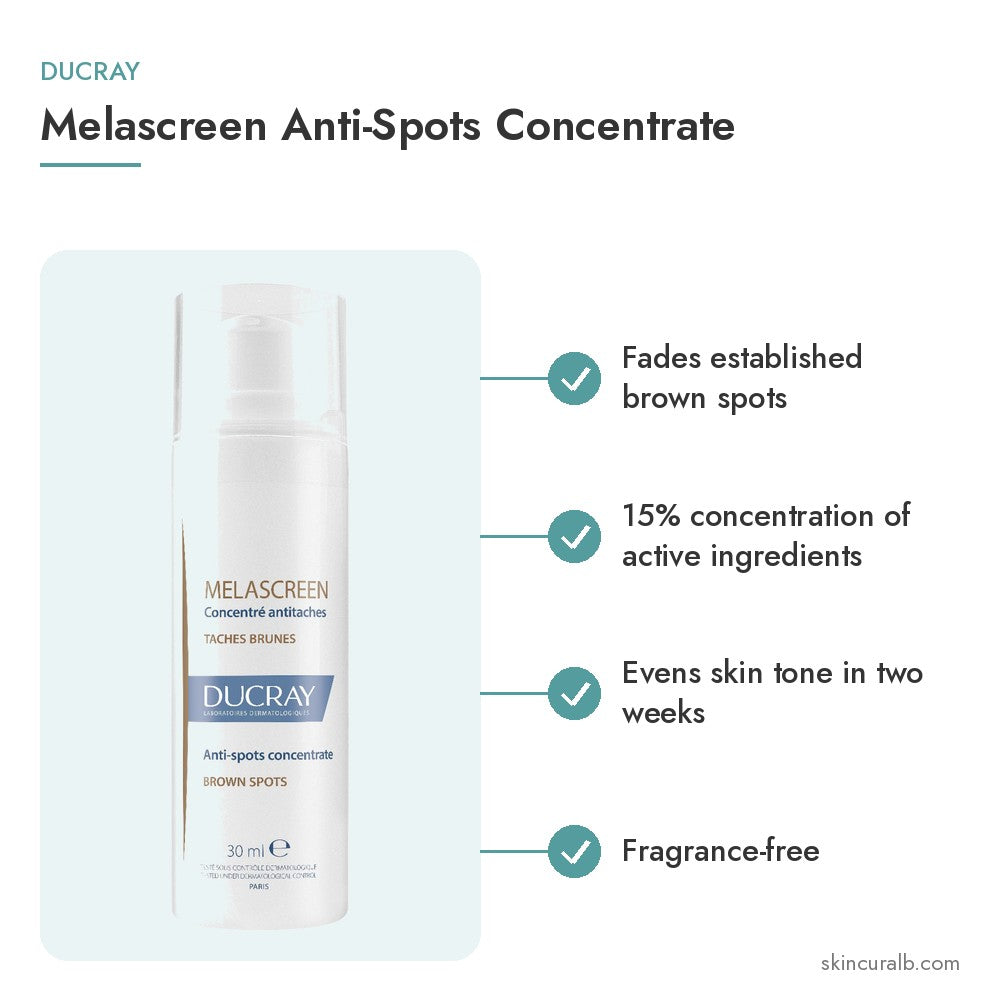Ducray Melascreen Anti-Spots Concentrate - key benefits