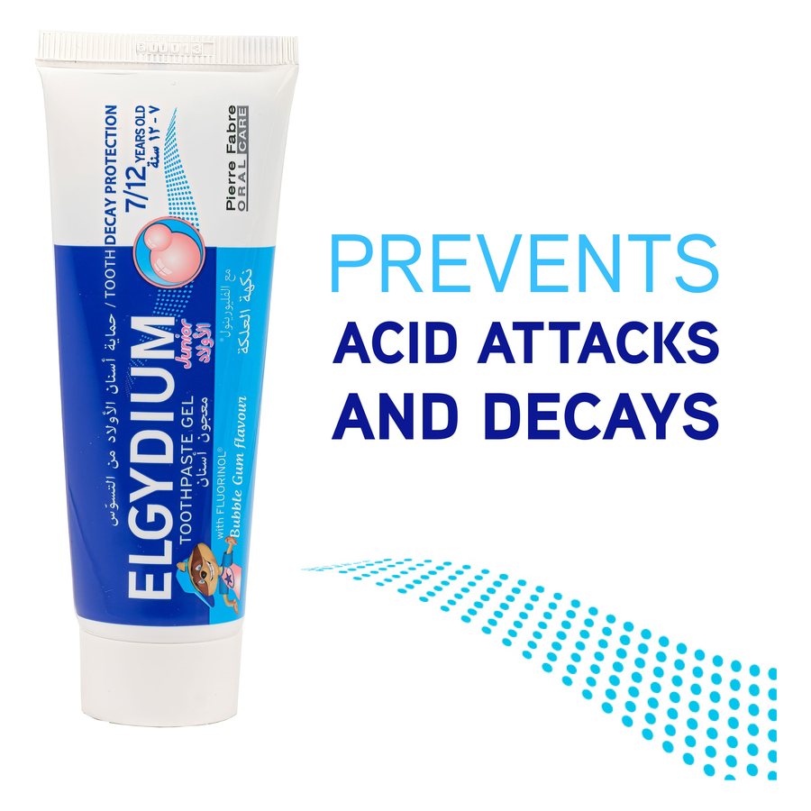 Elgydium Junior Bubble Gum Toothpaste 7-12 Years