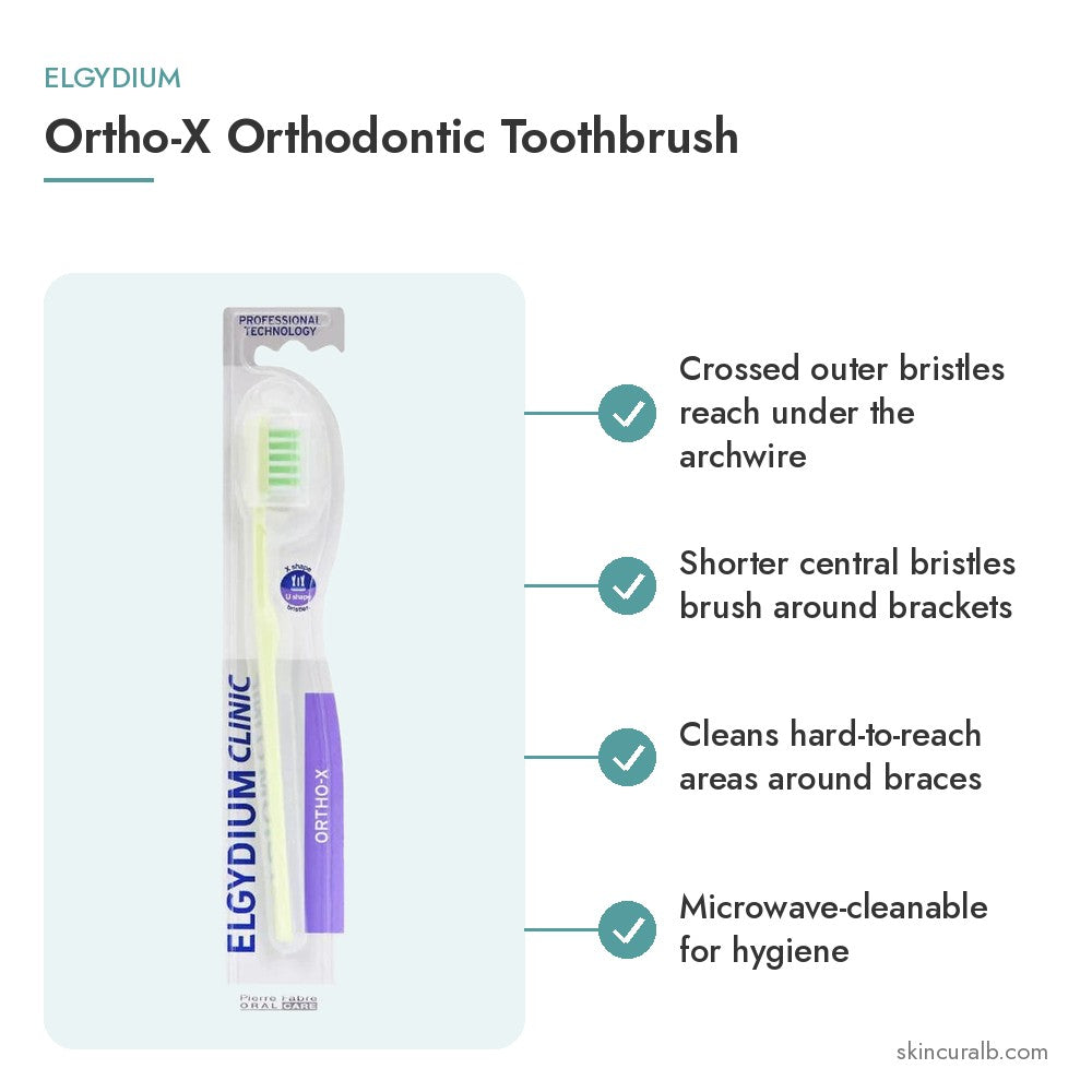 Elgydium Ortho-X Orthodontic Toothbrush