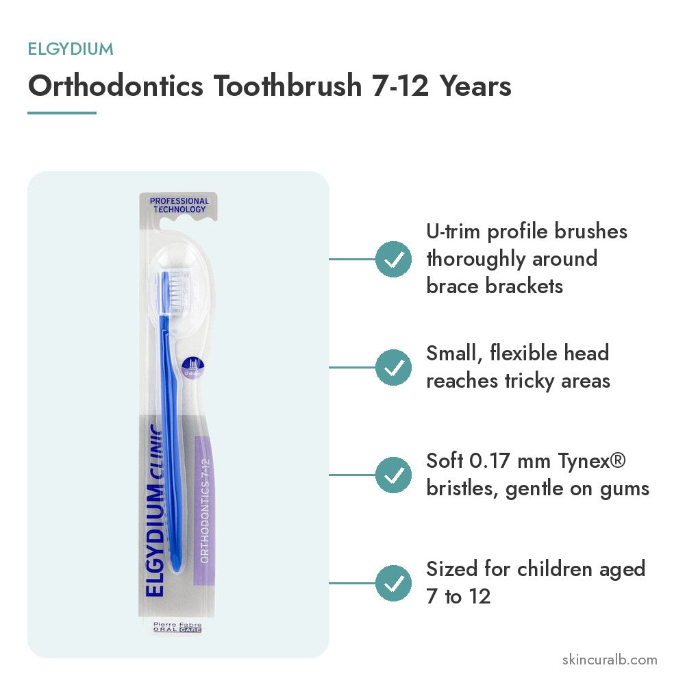 Elgydium Orthodontics Toothbrush 7-12 Years