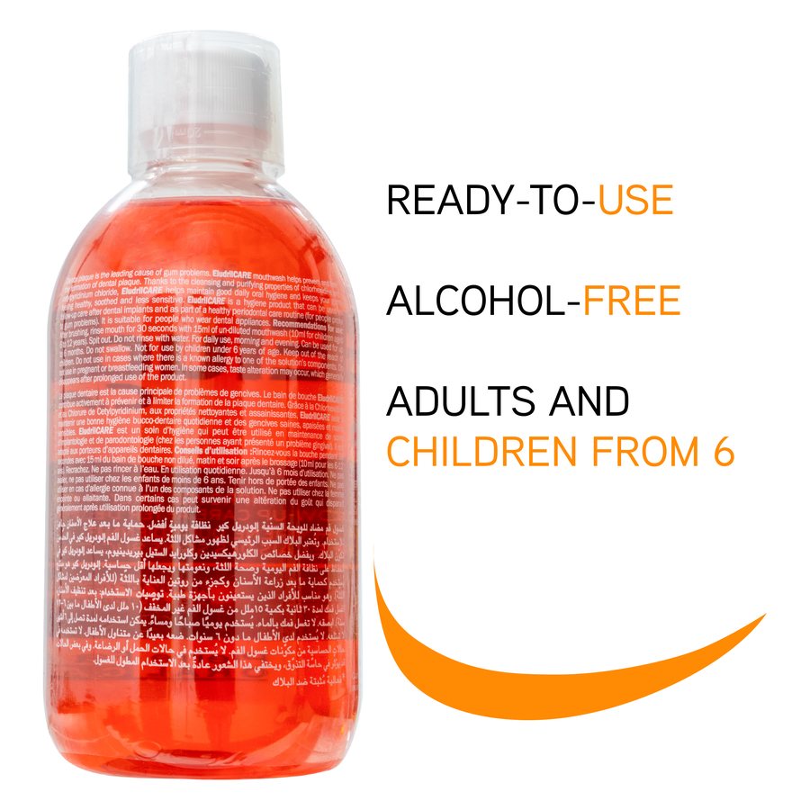 Eludril Care Anti-Plaque Mouthwash