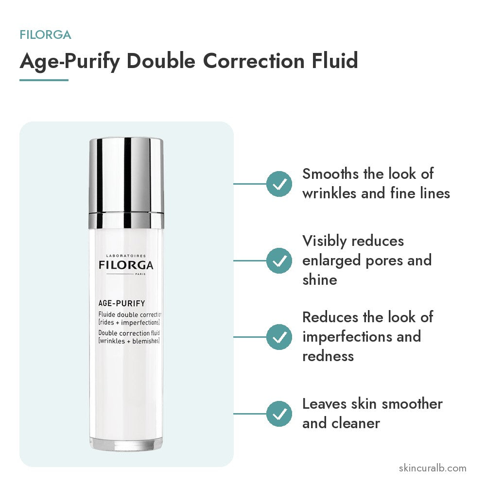 Filorga Age-Purify Double Correction Fluid - key benefits