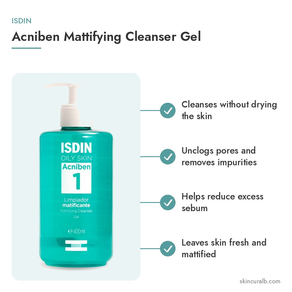 ISDIN Acniben Mattifying Cleanser Gel