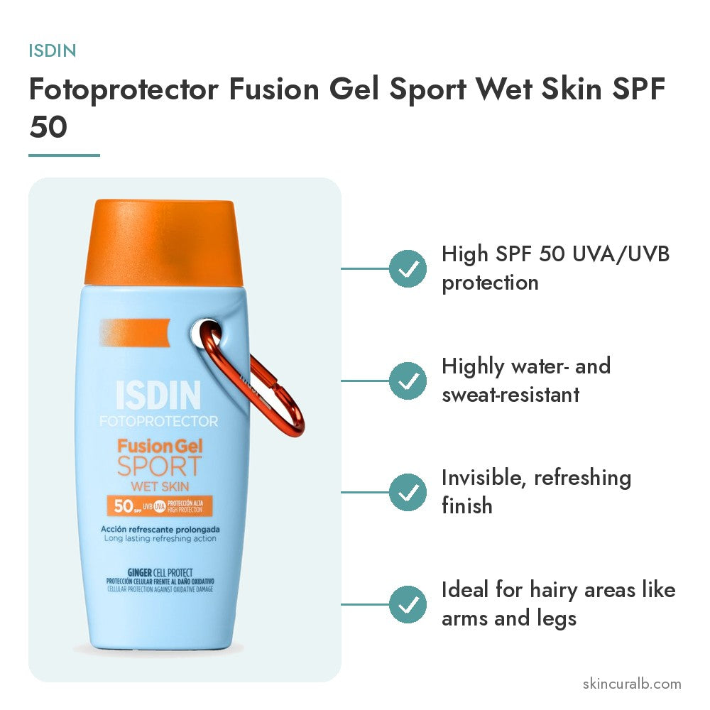 ISDIN Fotoprotector Fusion Gel Sport Wet Skin SPF 50