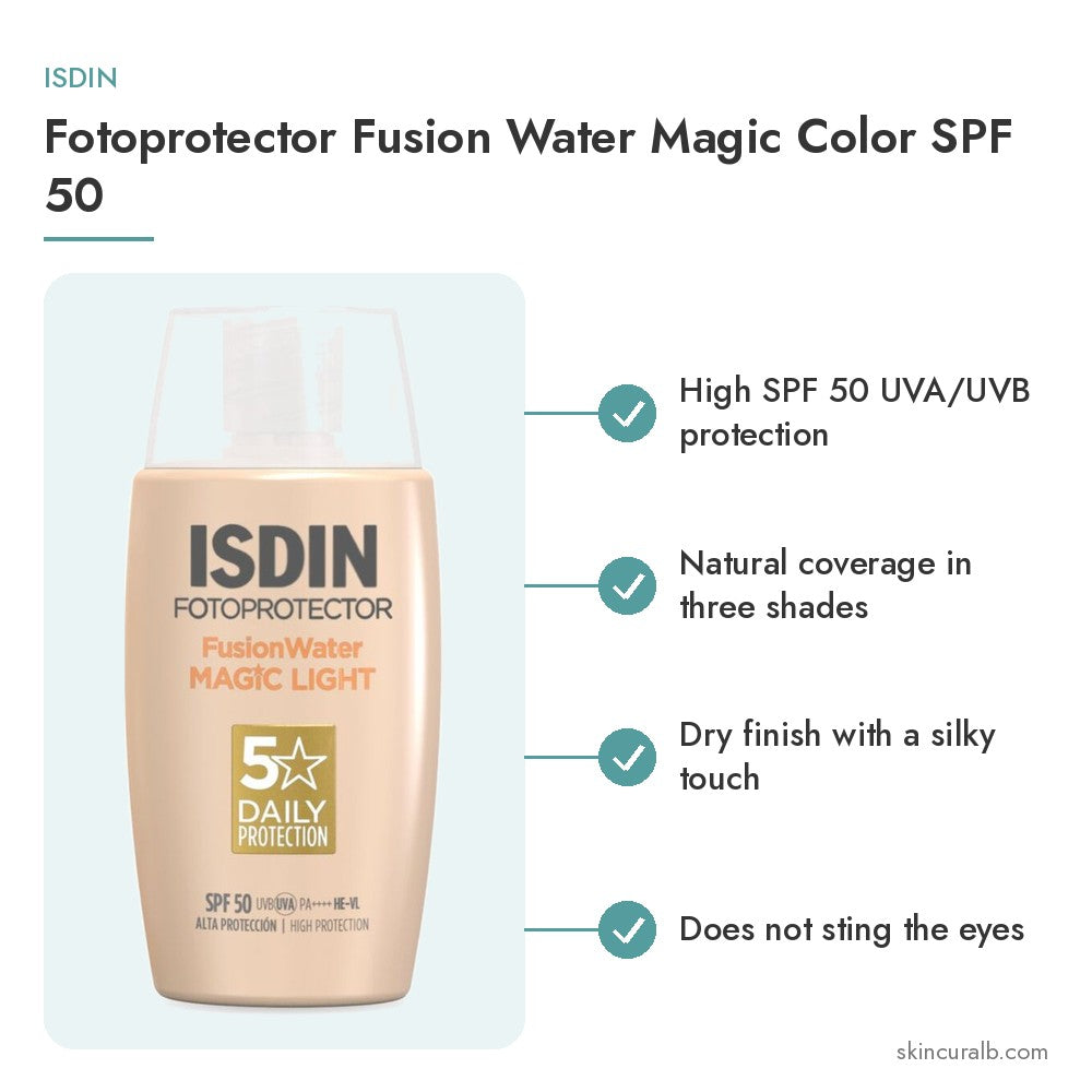ISDIN Fotoprotector Fusion Water Magic Color SPF 50