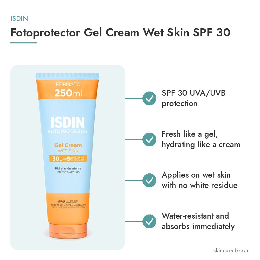 ISDIN Fotoprotector Gel Cream Wet Skin SPF 30