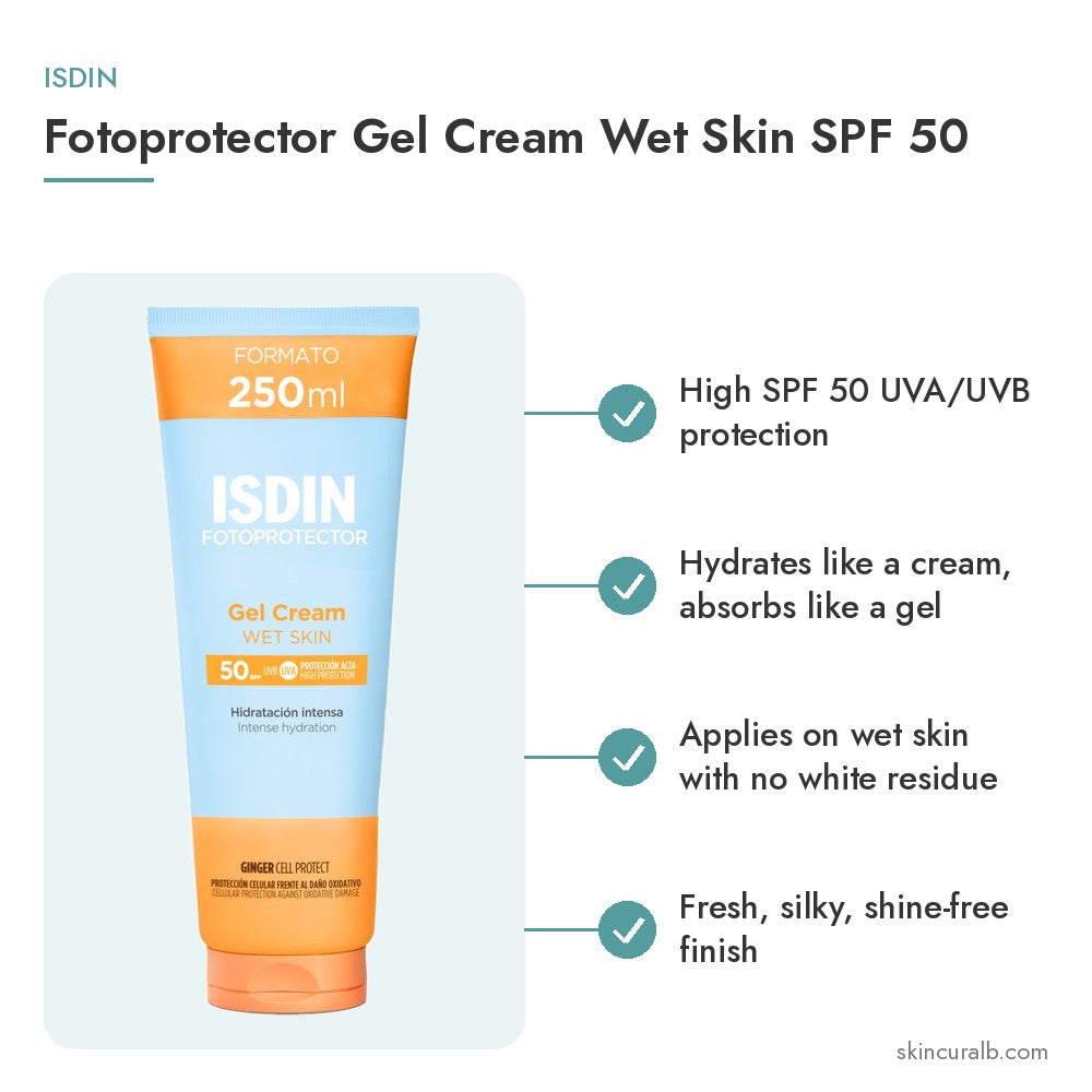 ISDIN Fotoprotector Gel Cream Wet Skin SPF 50