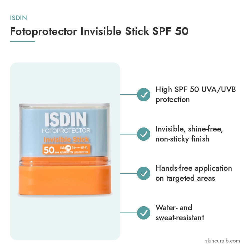 ISDIN Fotoprotector Invisible Stick SPF 50