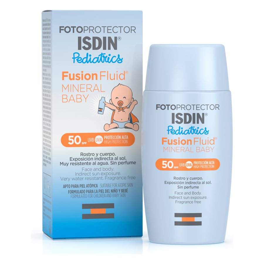 ISDIN Fotoprotector Pediatrics Fusion Fluid Mineral Baby SPF 50