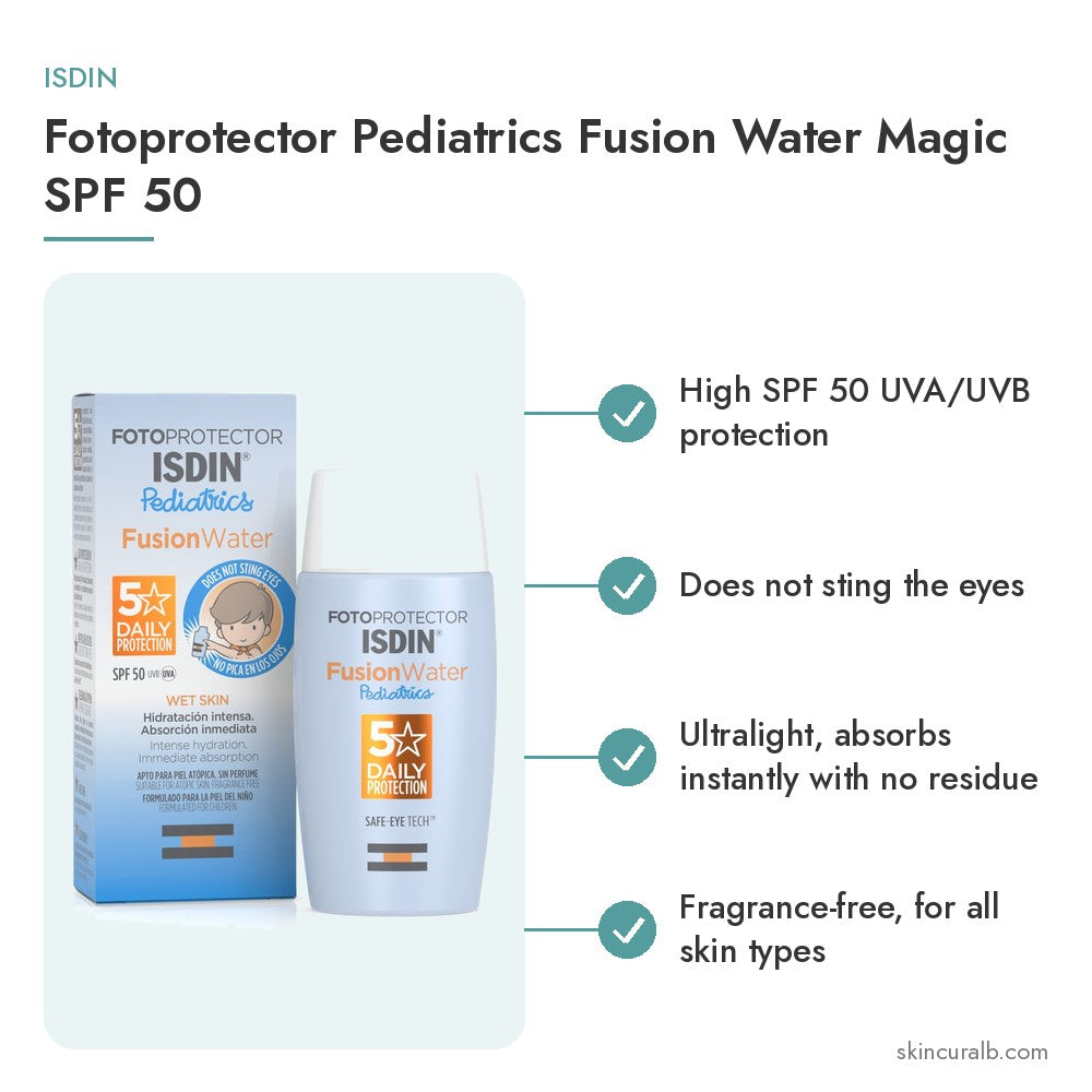 ISDIN Fotoprotector Pediatrics Fusion Water Magic SPF 50