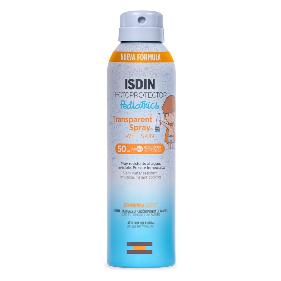 ISDIN Fotoprotector Pediatrics Transparent Spray Wet Skin SPF 50
